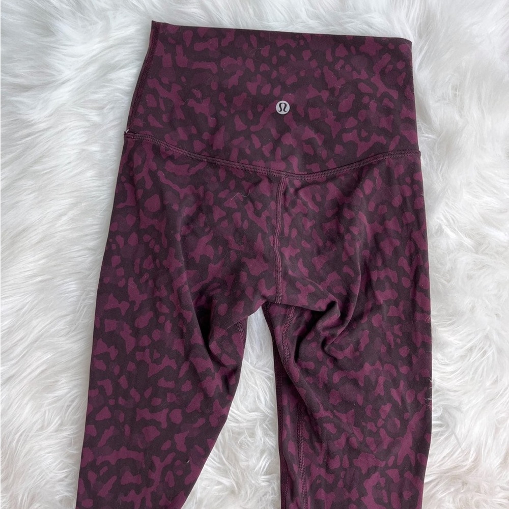 Lululemon Align Pant 25” in Formation Camo Dark Adobe Multi Size 2